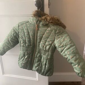 R 1881 by S. ROTHSCHILD green winter coat toddler size 3T